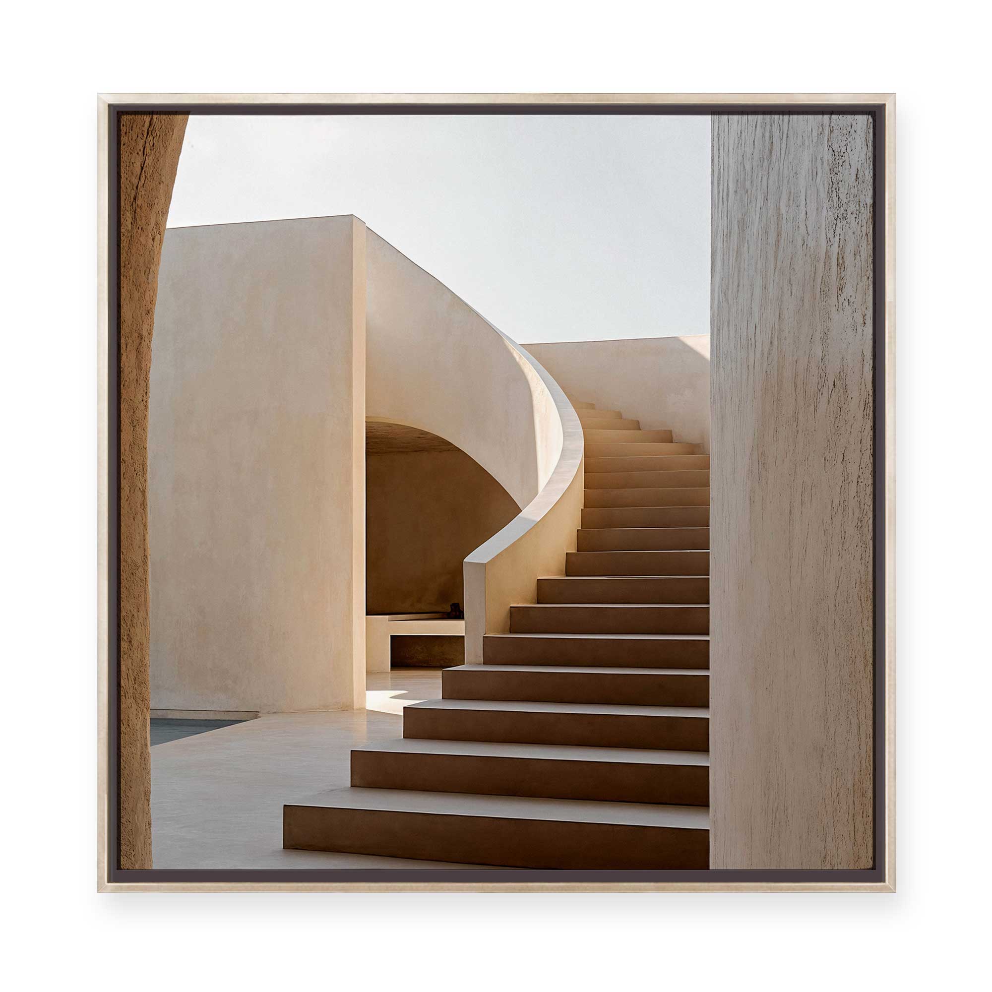 Sanctum of Light | Square | Framed Canvas