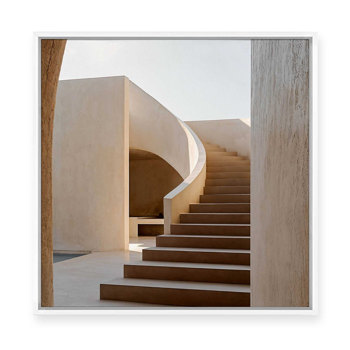 Sanctum of Light | Square | Framed Canvas