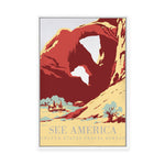 See America | Framed Canvas