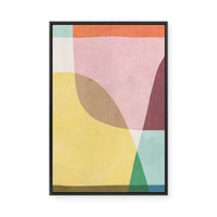 Serene Abstract Form | Framed Canvas