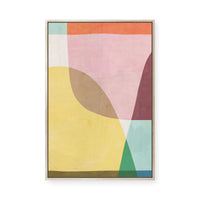 Serene Abstract Form | Framed Canvas