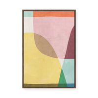 Serene Abstract Form | Framed Canvas