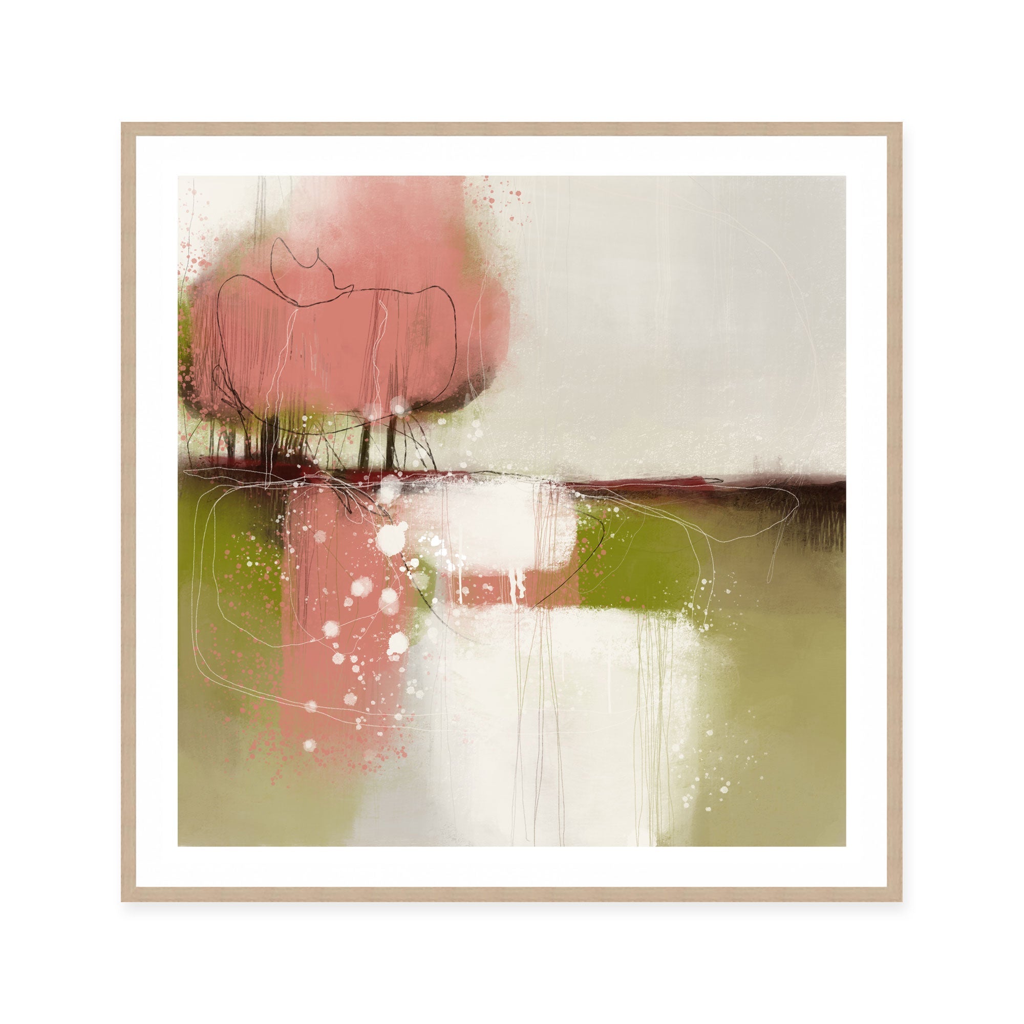 Serene Abstract Landscape