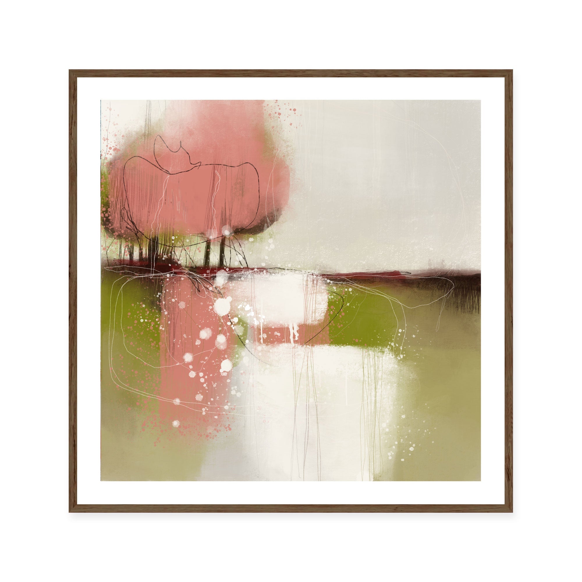 Serene Abstract Landscape