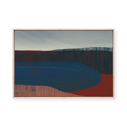Serene Horizons I | Framed Canvas
