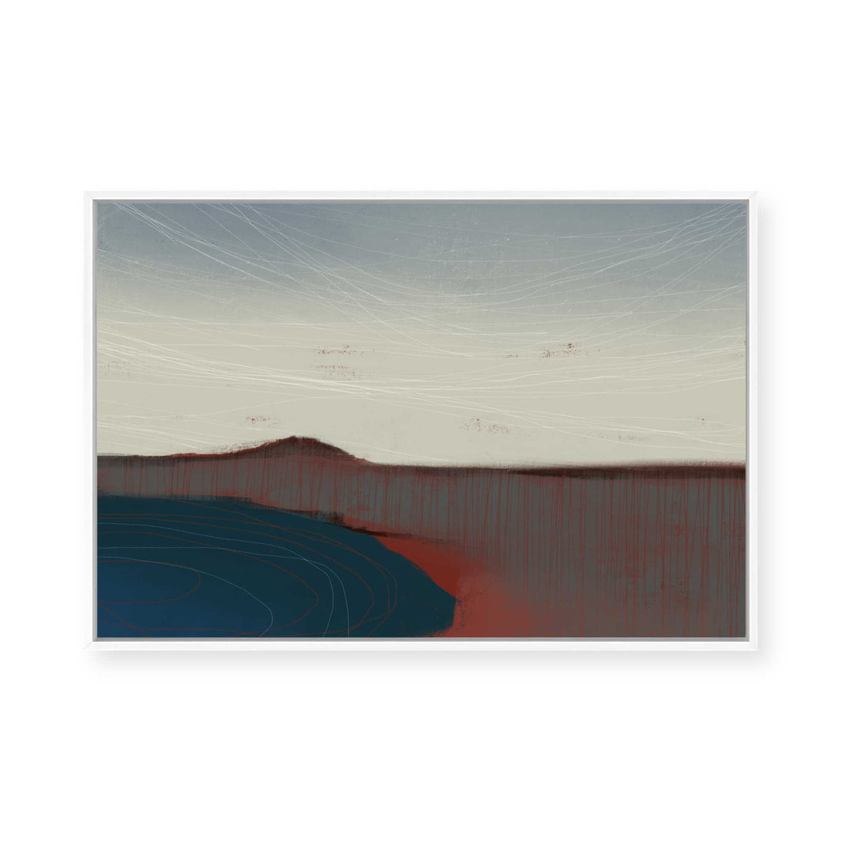 Serene Horizons III | Framed Canvas