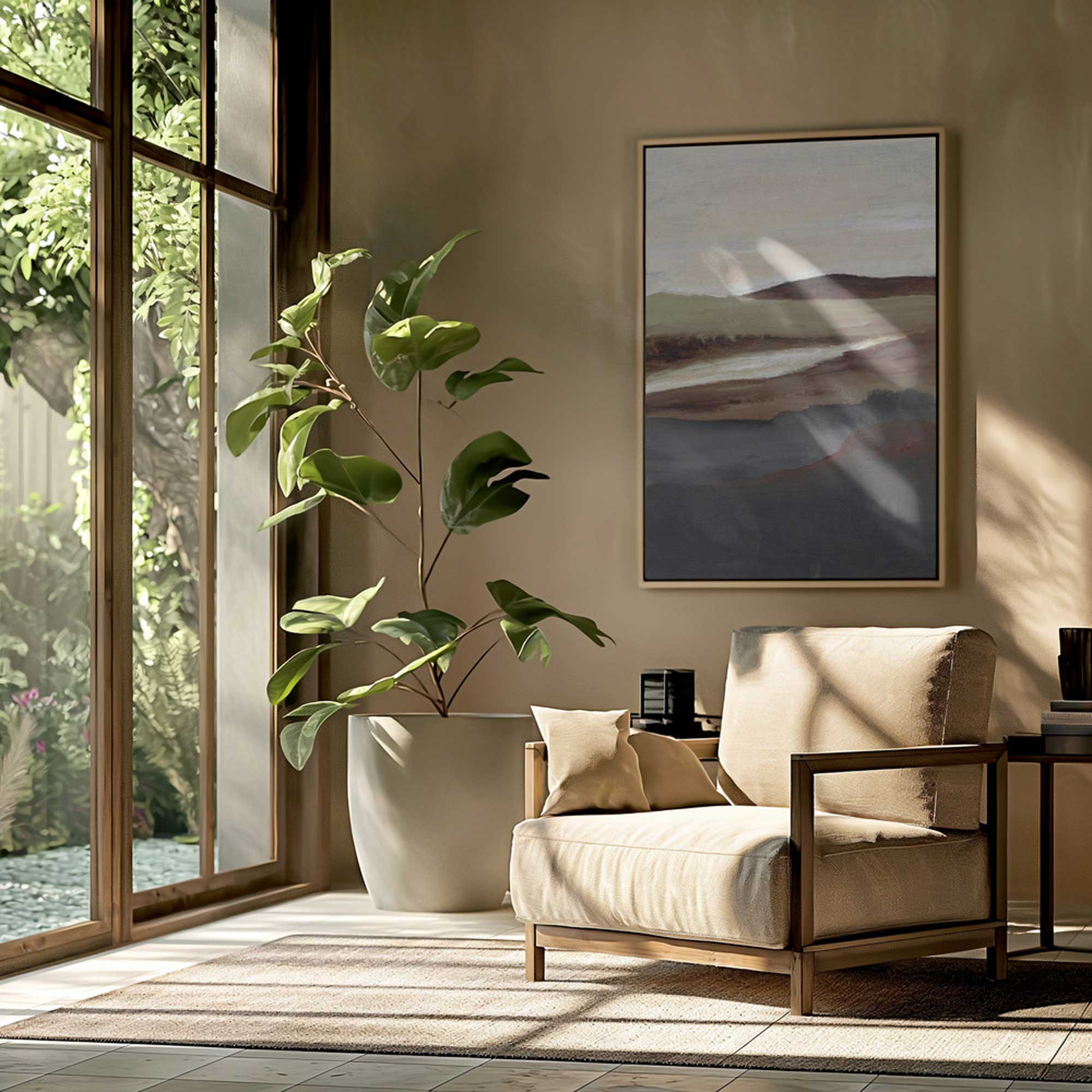 Serene View | Framed Canvas