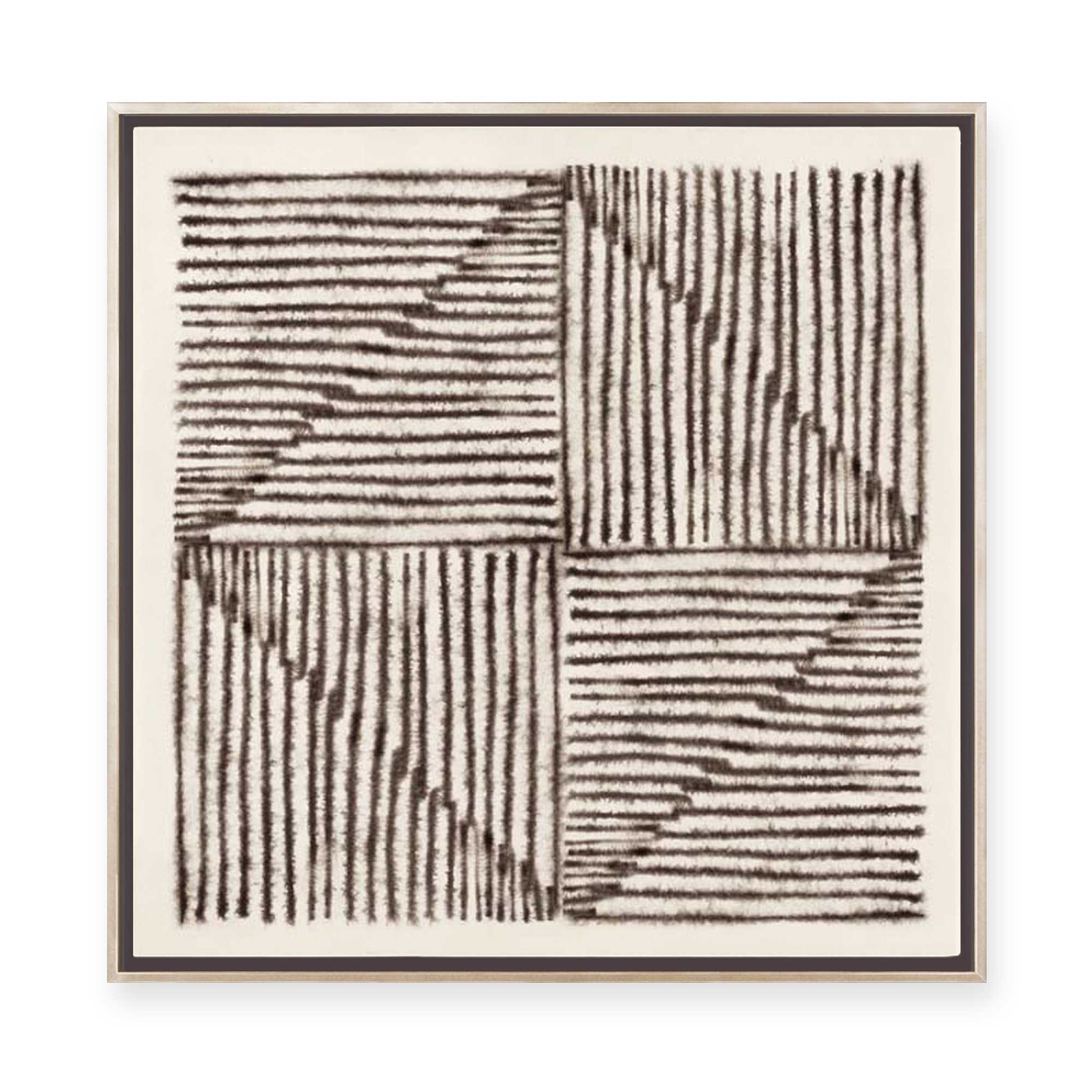 Alternating Lines II | Framed Canvas