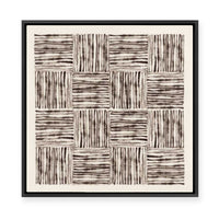 Alternating Lines I | Framed Canvas