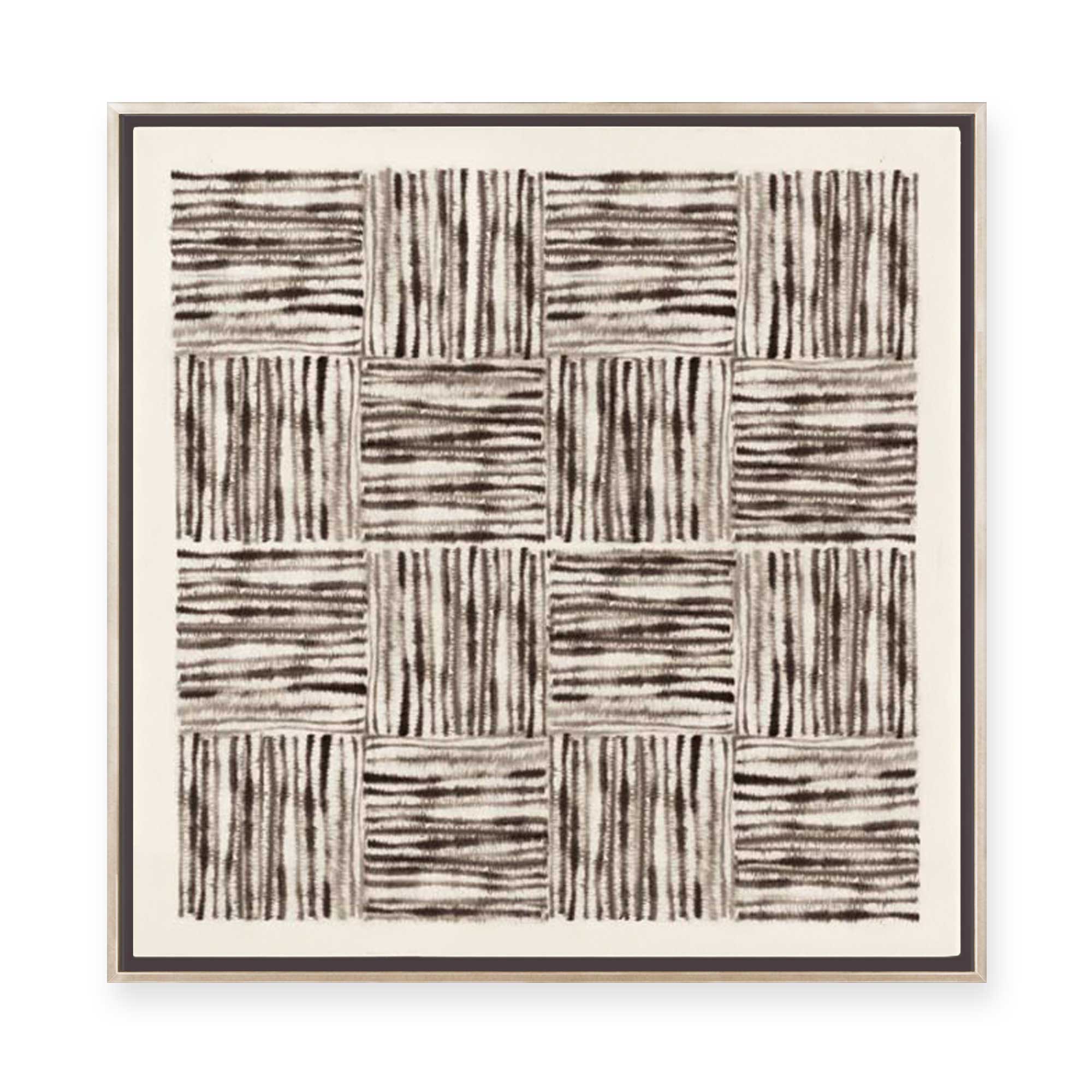 Alternating Lines I | Framed Canvas
