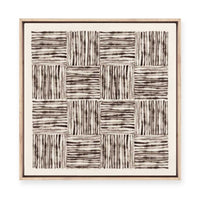 Alternating Lines I | Framed Canvas