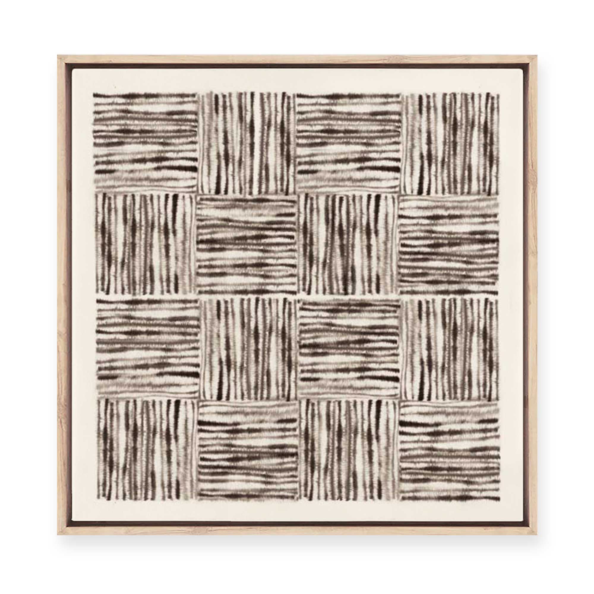 Alternating Lines I | Framed Canvas