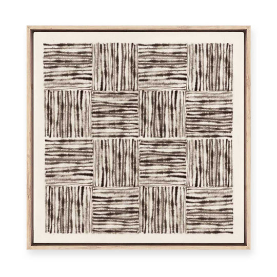 Alternating Lines I | Framed Canvas