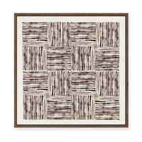 Alternating Lines I | Framed Canvas