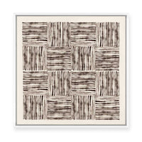 Alternating Lines I | Framed Canvas