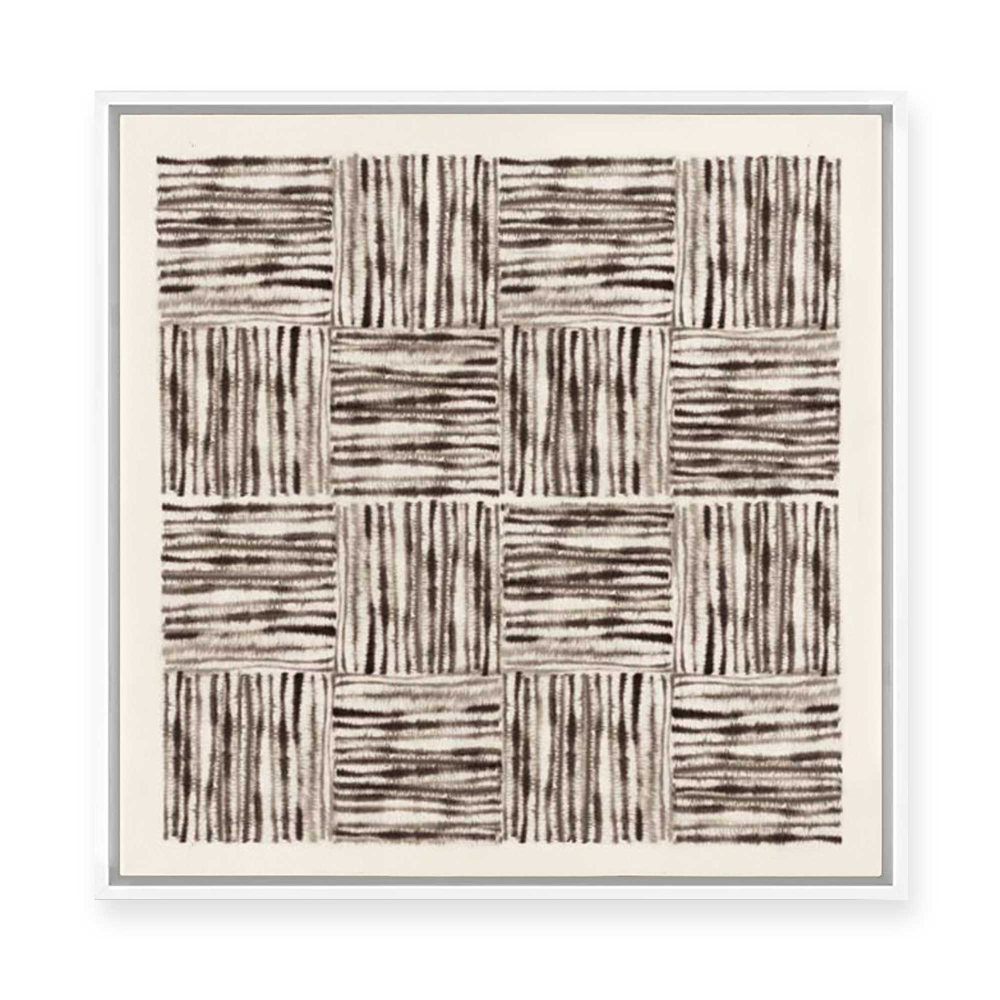 Alternating Lines I | Framed Canvas