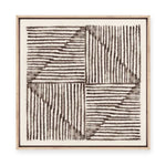 Alternating Lines II | Framed Canvas