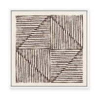 Alternating Lines II | Framed Canvas