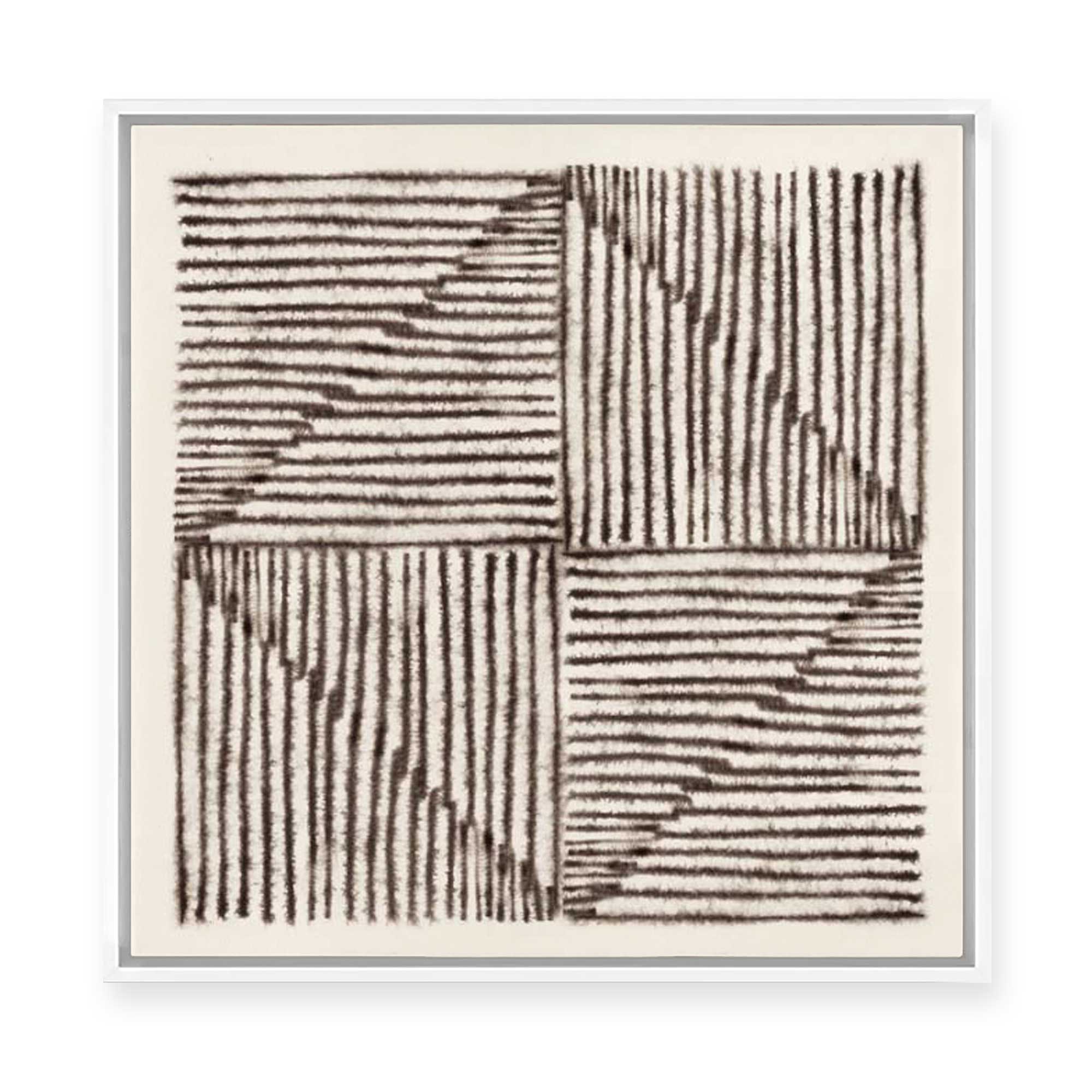 Alternating Lines II | Framed Canvas