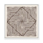 Alternating Lines II | Framed Canvas