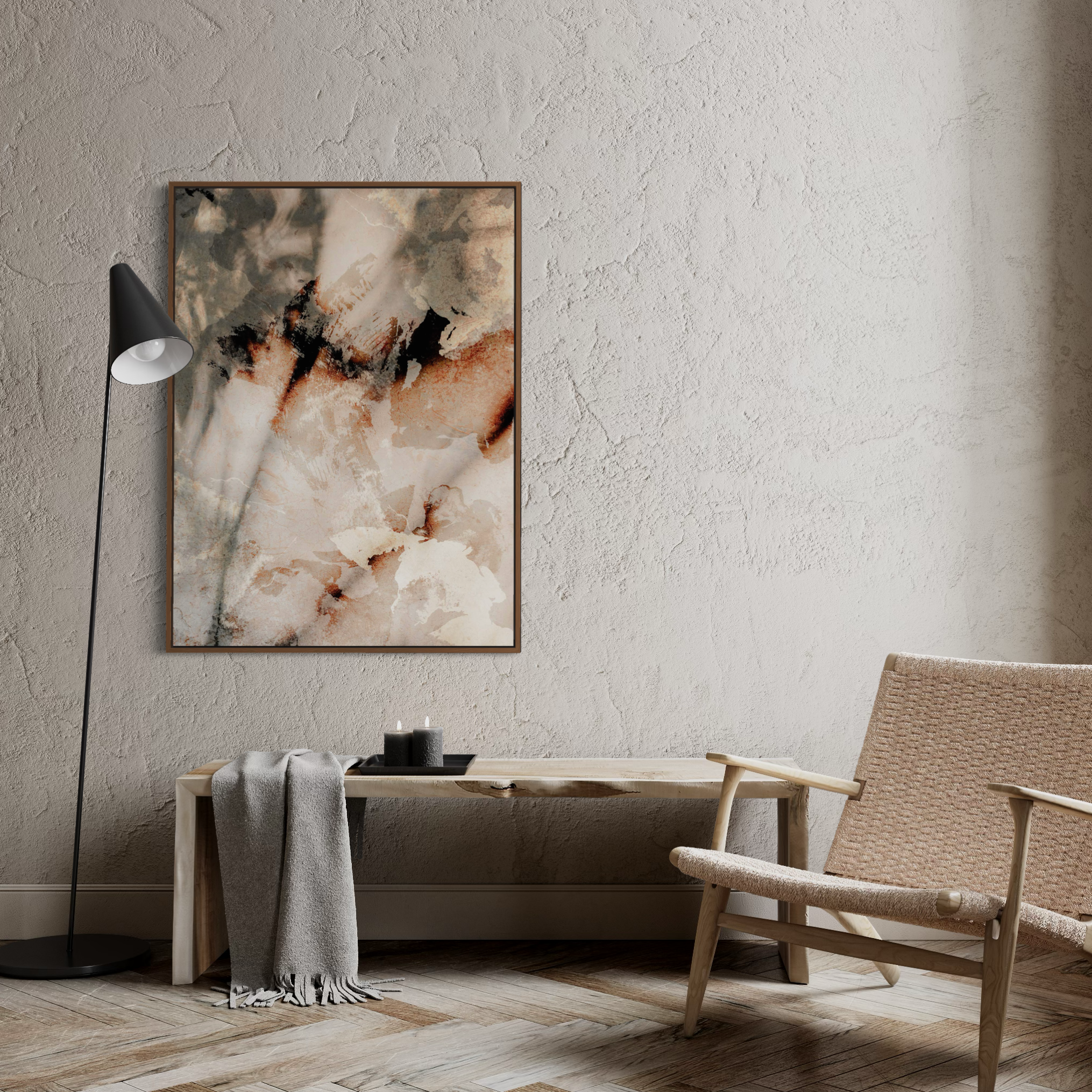 Shadow | Framed Canvas
