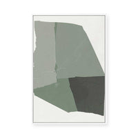 Shape of Green II | Framed Canvas