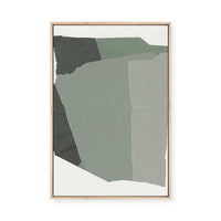 Shape of Green I | Framed Canvas