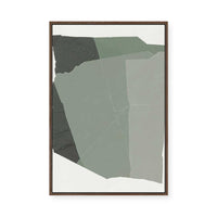 Shape of Green I | Framed Canvas