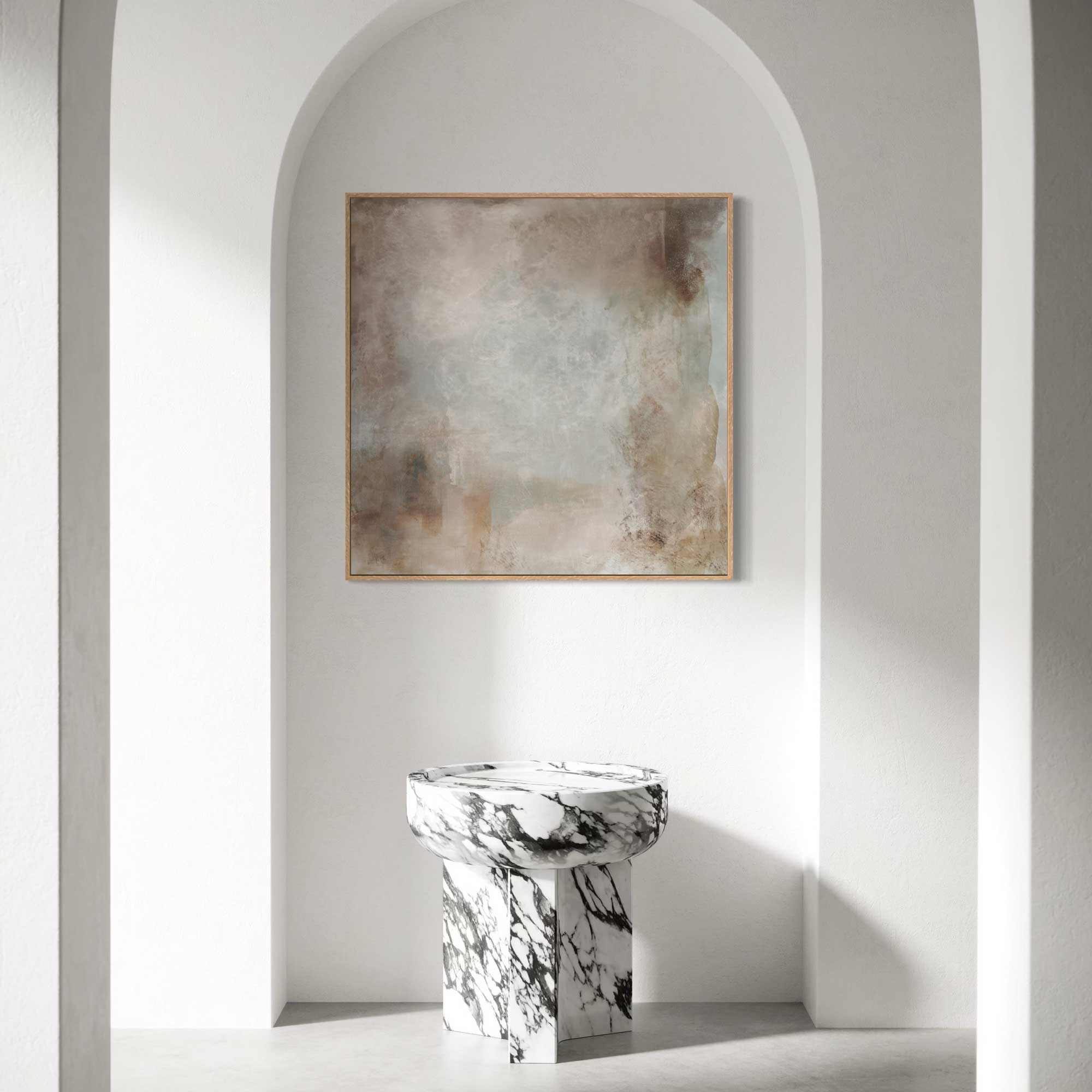 Shape of Morning | Framed Canvas