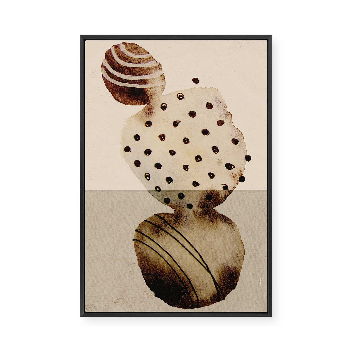 Shaped by Time | Framed Canvas