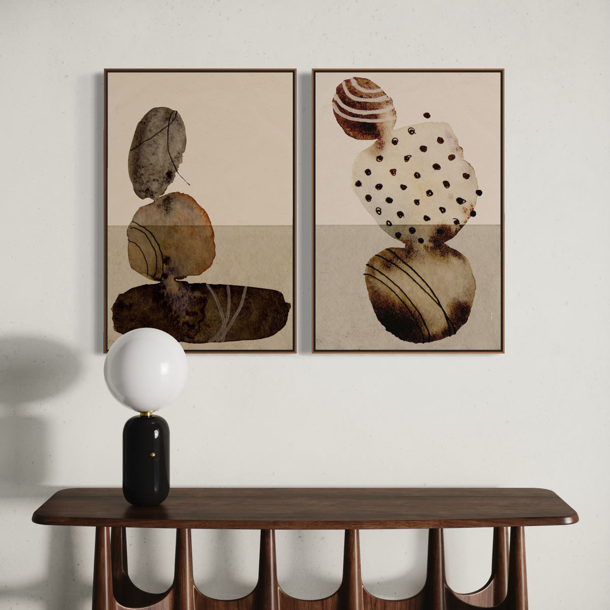 Found Treasures | Framed Canvas