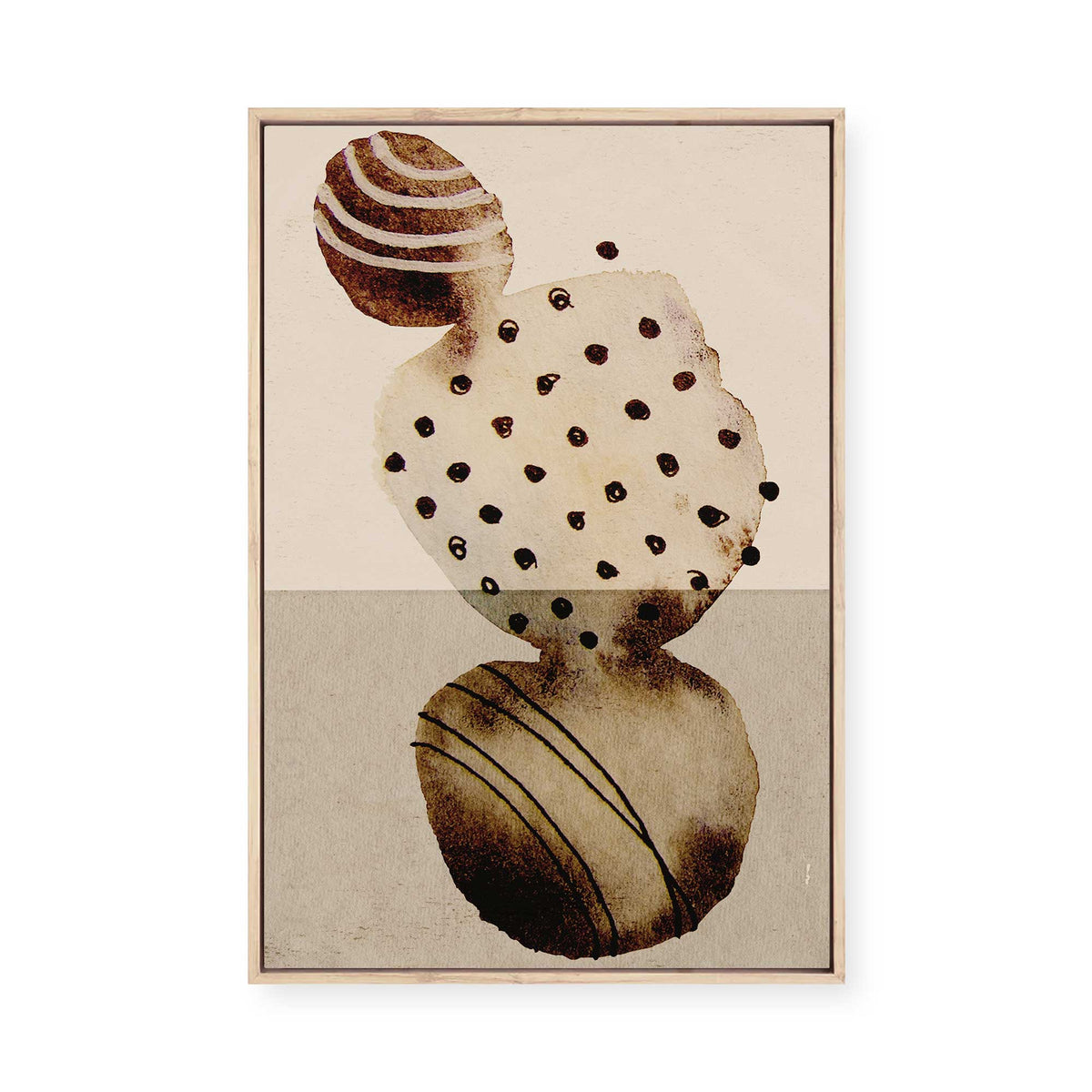 Shaped by Time | Framed Canvas