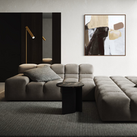 Shapes in Neutral Harmony | Framed Canvas