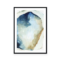 Shapes of Blue Watercolor II