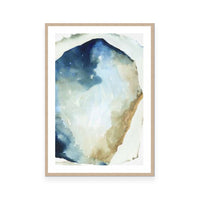 Shapes of Blue Watercolor II
