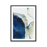 Shapes of Blue Watercolor I