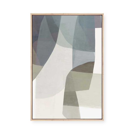 Shifting Layers I | Framed Canvas