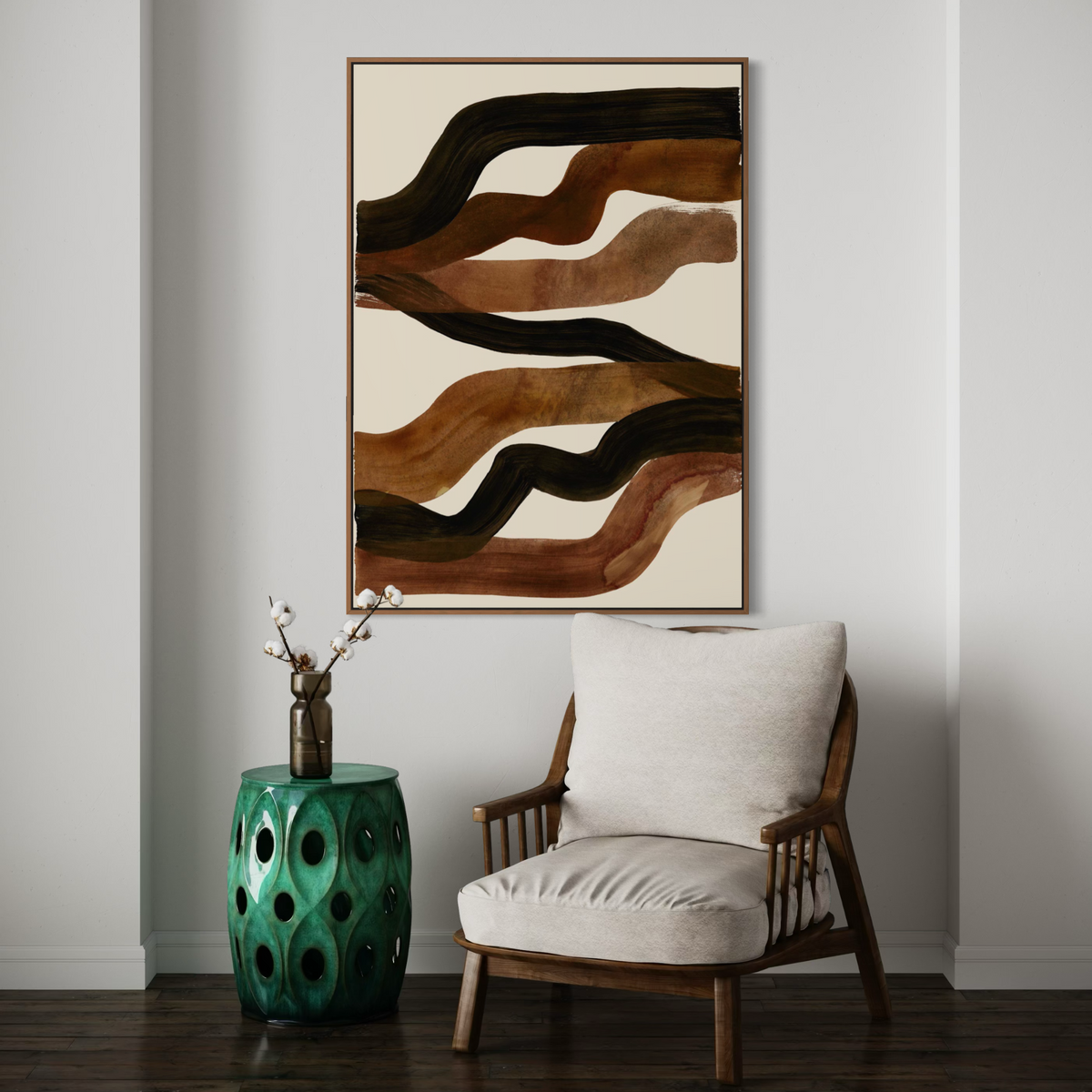 Siennapulse | Framed Canvas