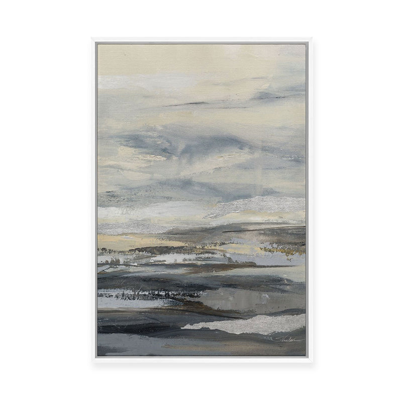 Silver Sand I | Framed Canvas