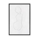 Sitting Woman No.5 | Framed Canvas