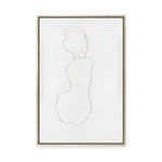 Sitting Woman No.5 | Framed Canvas