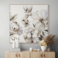 Sketch Floral II | Framed Canvas
