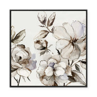 Sketch Floral II | Framed Canvas