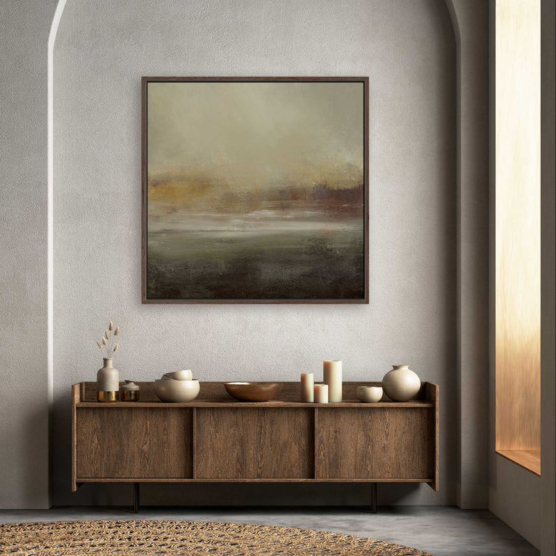 Sleepy Mist | Framed Canvas