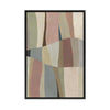 Soft Curves in Muted Hues | Framed Canvas