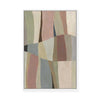 Soft Curves in Muted Hues | Framed Canvas