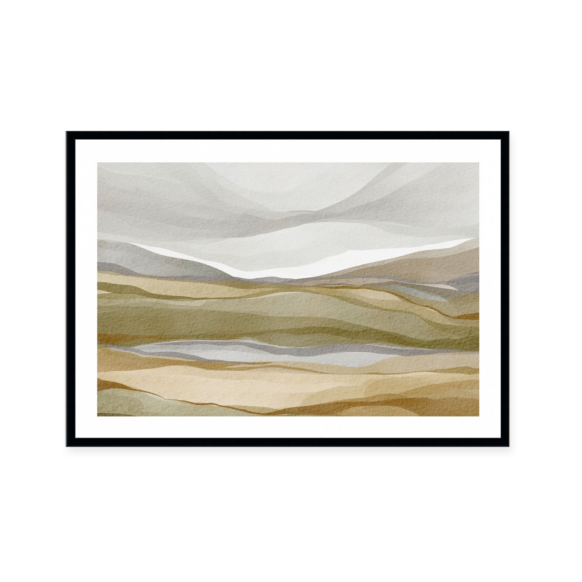 Soft Earthen Tone Landscape