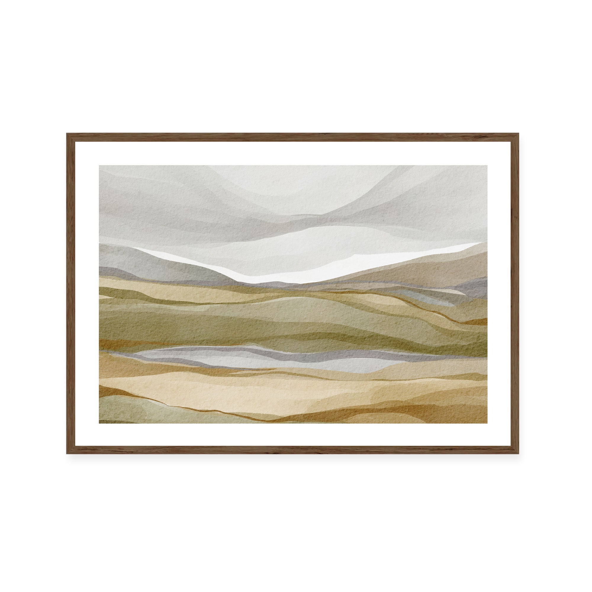 Soft Earthen Tone Landscape