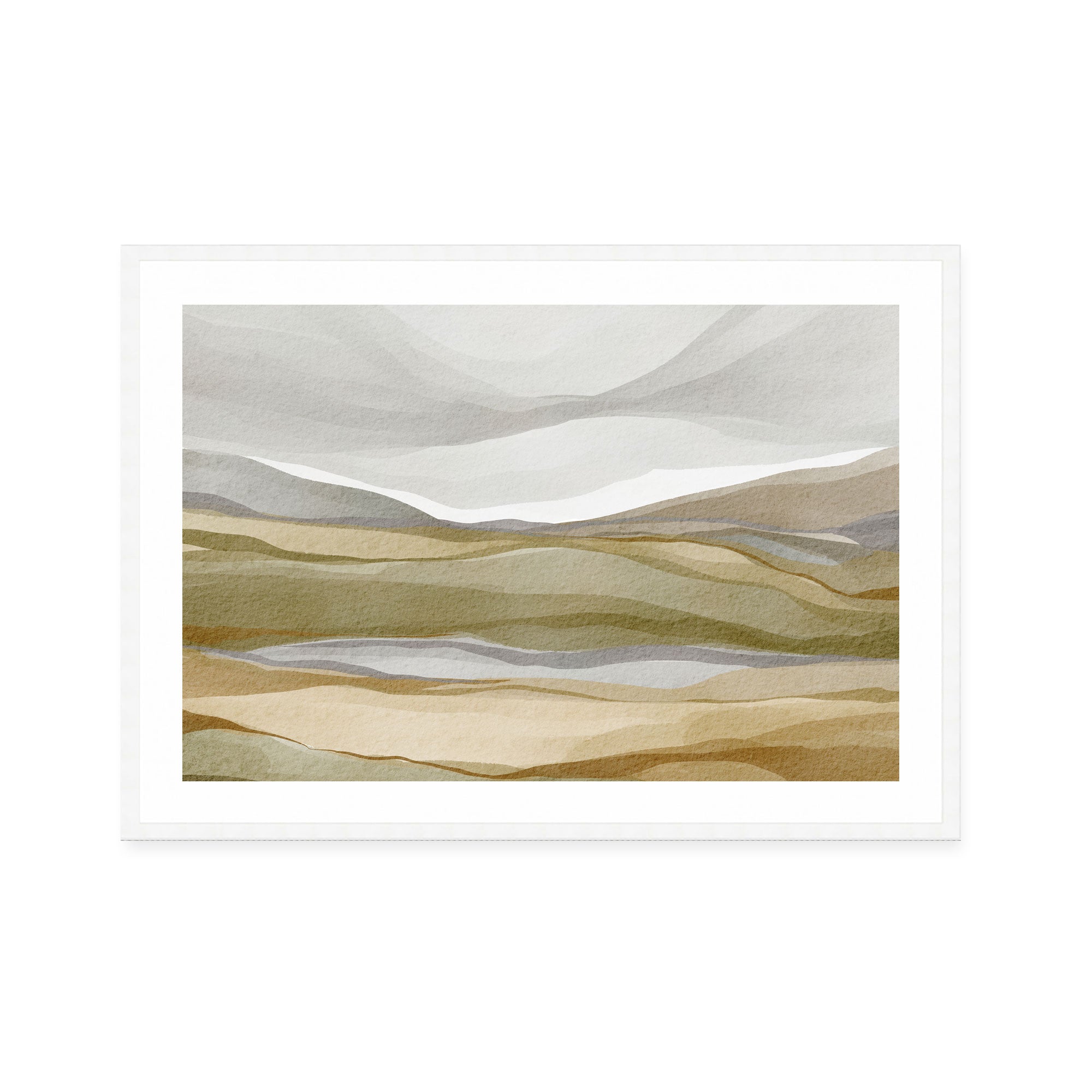 Soft Earthen Tone Landscape