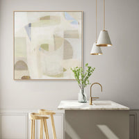 Soft Echoes I | Framed Canvas